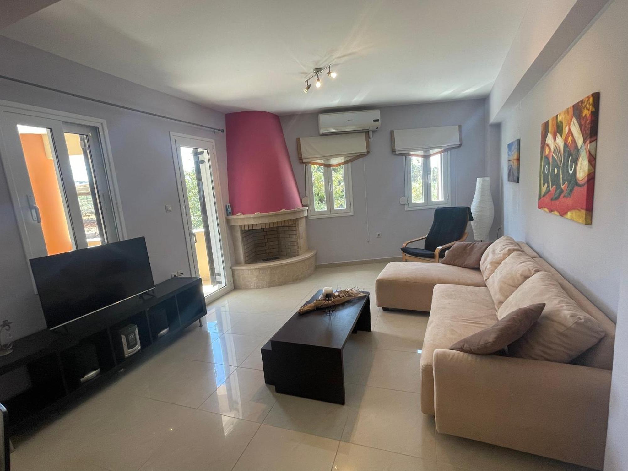 Apartment Aegina Luxury Family με θέα βουνό και θάλασσα 90τμ *